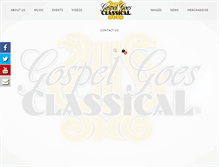 Tablet Screenshot of gospelgoesclassical.com